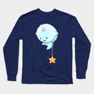 Finn The Space Narwhal Long Sleeve T-Shirt